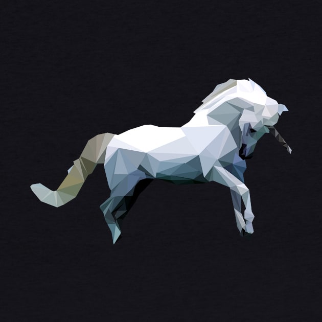 Low Poly Unicorn by SolarFlare